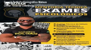 Material de estudo do curso de Perfil Profissiográfico do Professor Mateus Oliver para exames psicológicos