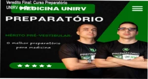 Curso Preparatório para a UNIRV da Mérito Acompanhamento Escolar: visão interna da plataforma e funcionamento