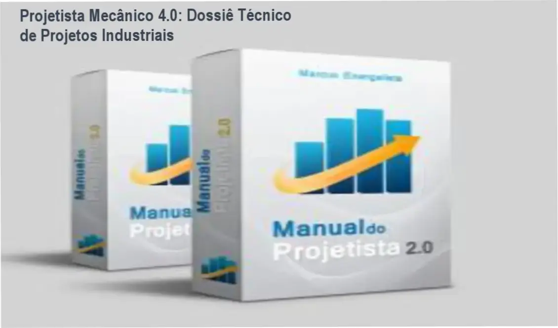 Representação de projeto mecânico industrial com foco na metodologia do curso Projetista Mecânico 4.0