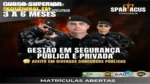 Certificado do Curso Superior Sequencial em Gestão de Segurança Pública e Privada da Spartacus Concursos