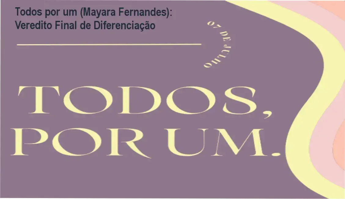 Interface do curso Todos por um de Mayara Fernandes focado em design e diferenciação para eventos