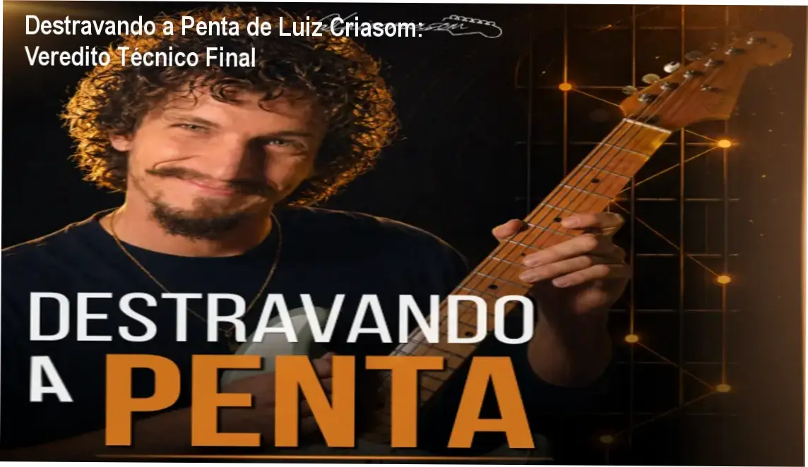 Guitarrista aplicando o método de rotas do curso Destravando a Penta de Luiz Criasom