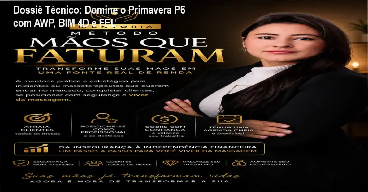 Interface do Primavera P6 integrada com metodologias AWP e BIM 4D para planejamento de grandes projetos
