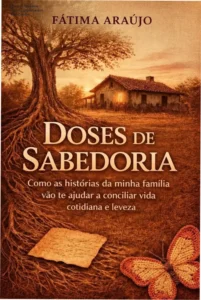 Capa do ebook Doses de Sabedoria destacando conceitos de leveza e cotidiano