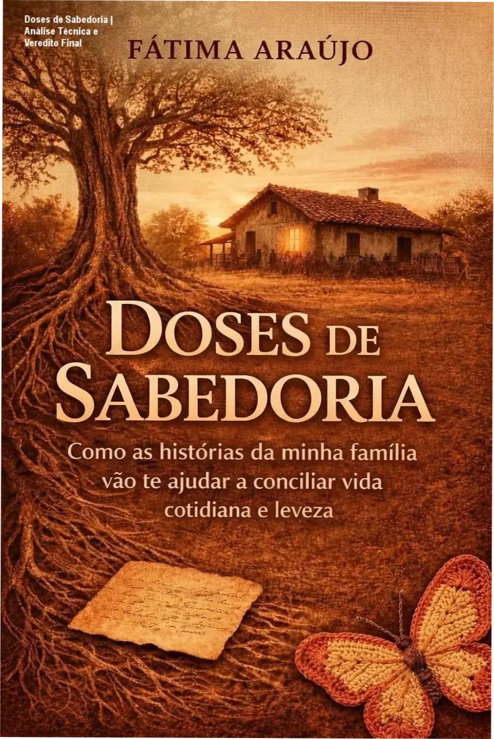 Capa do ebook Doses de Sabedoria focada em conciliar vida cotidiana e leveza