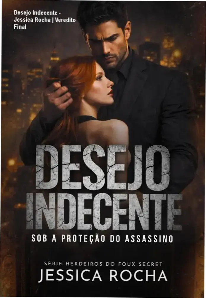 Capa do eBook Desejo Indecente de Jessica Rocha evidenciando a estética de romance dark