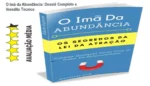 Capa do ebook O Imã da Abundância com elementos que remetem a prosperidade e mentalidade financeira