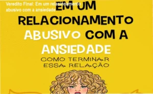 Capa do livro digital Em um relacionamento abusivo com a ansiedade de Lucas César Silva