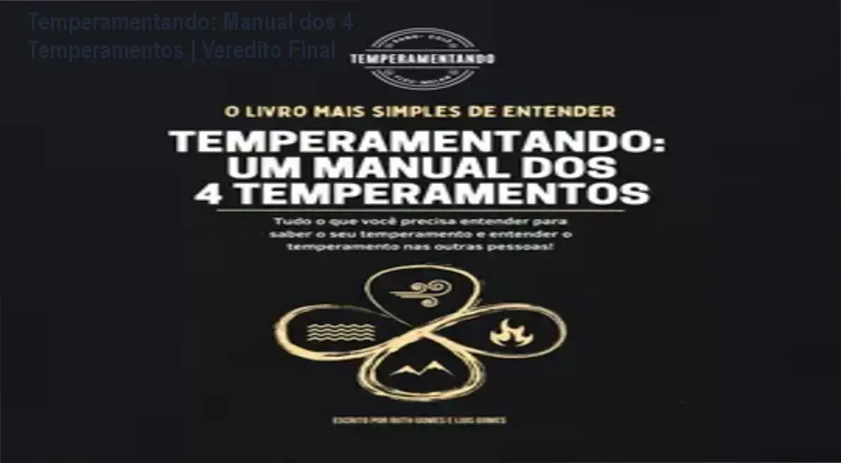 Capa do e-book Temperamentando Manual dos 4 Temperamentos de Ruth e Luis Gomes