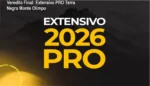 Material didático e plataforma do curso Extensivo PRO Terra Negra Monte Olimpo para Humanas.