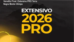 Material didático e plataforma do curso Extensivo PRO Terra Negra Monte Olimpo para Humanas.