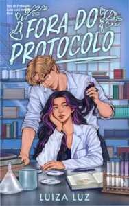 Capa do ebook Fora do Protocolo de Luiza Luz com temática Dark Academia