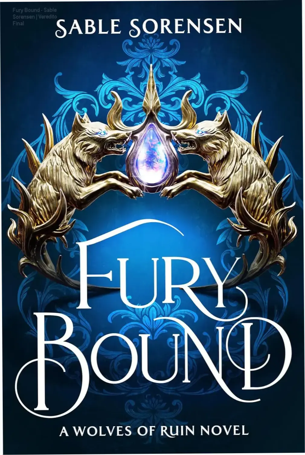 Capa do ebook Fury Bound de Sable Sorensen, romance de fantasia dark