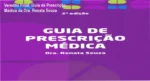 Manual digital Guia de Prescrição Médica da Dra. Renata Souza exibido em um tablet