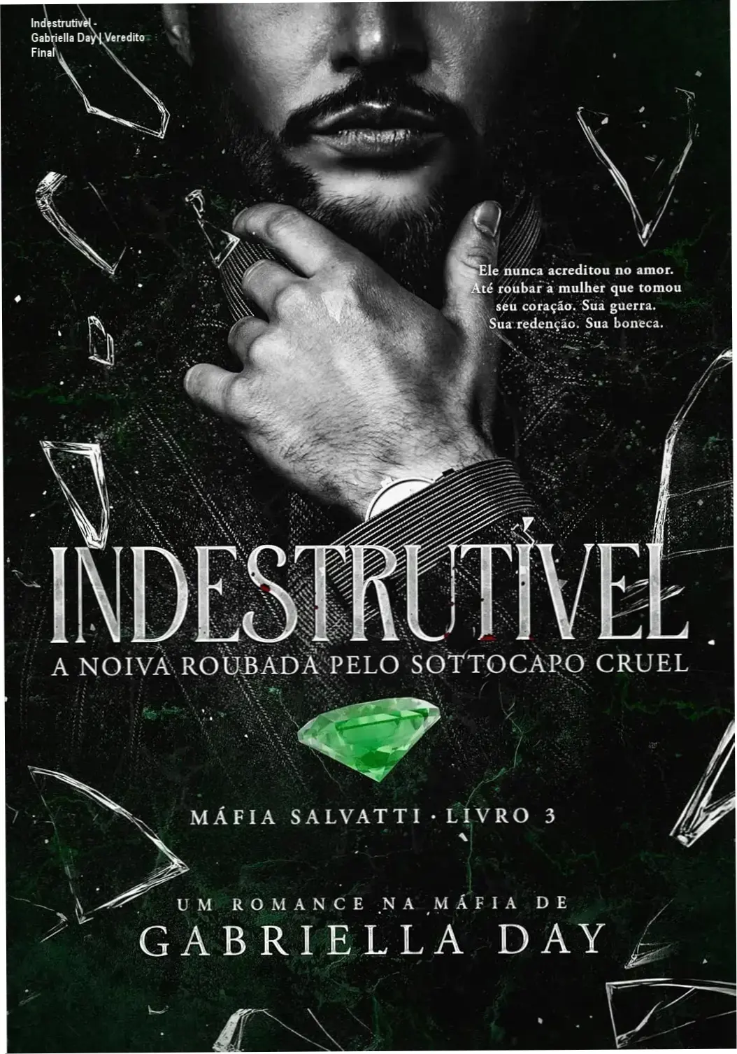 Capa do ebook Indestrutível de Gabriella Day, romance dark de máfia