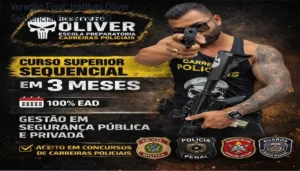 Certificado de nível superior do Instituto Óliver para concursos de segurança pública