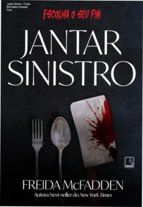 Capa do livro Jantar Sinistro de Freida McFadden em dispositivo digital