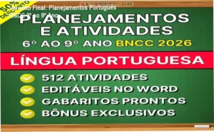 Língua Portuguesa Planejamentos Alfabetinho: visão interna dos materiais e atividades BNCC