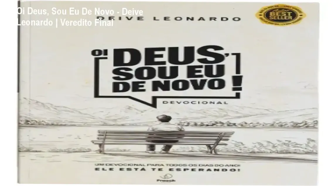 Capa do Livro Devocional 365 Dias Oi Deus Sou Eu De Novo de Deive Leonardo