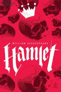 Capa do livro Hamlet de William Shakespeare adaptado por Júlio Emílio Braz