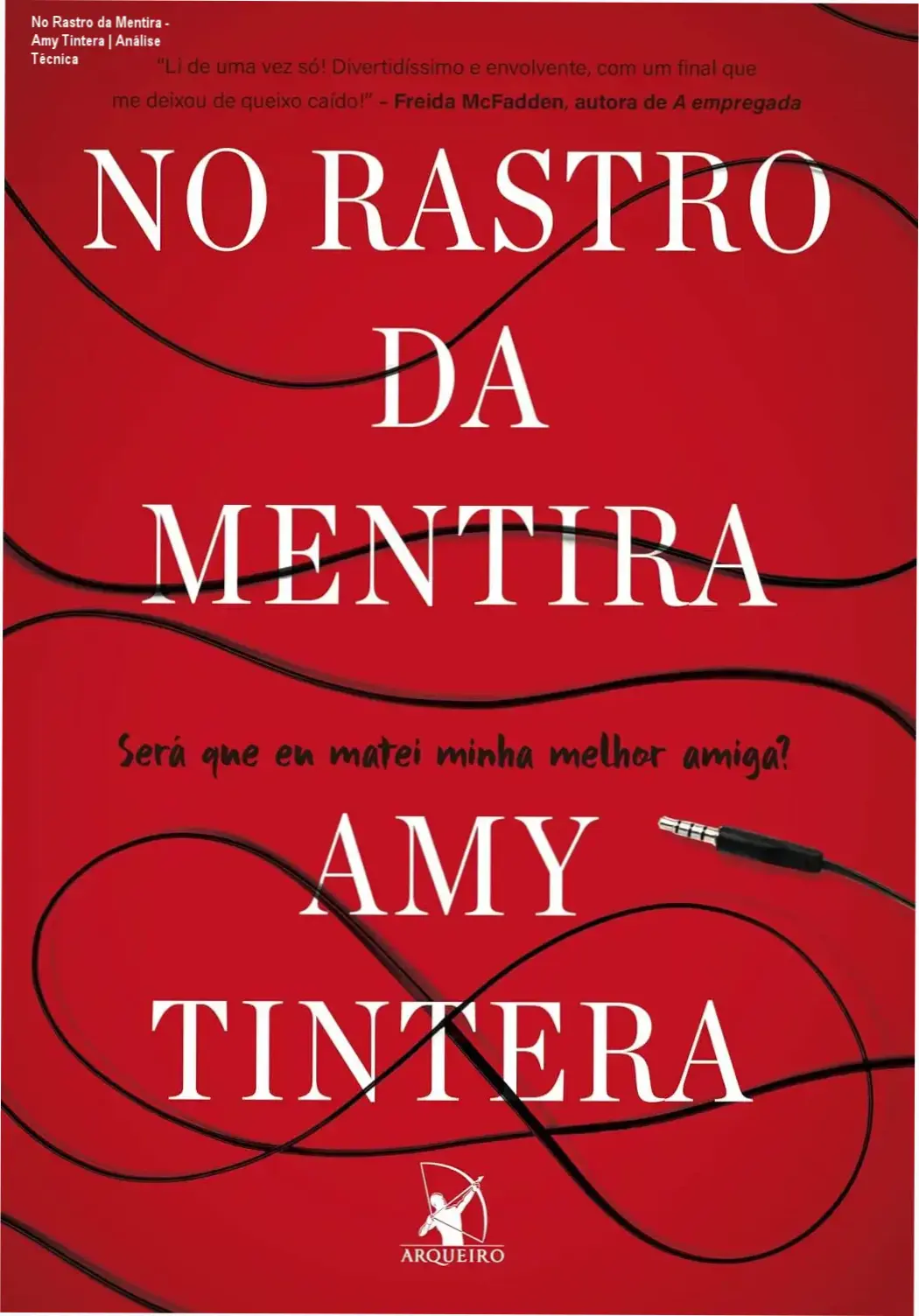 Capa do ebook No Rastro da Mentira de Amy Tintera em um dispositivo digital