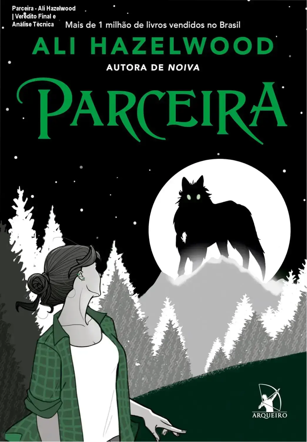 Capa do livro Parceira de Ali Hazelwood, romance paranormal com licanos