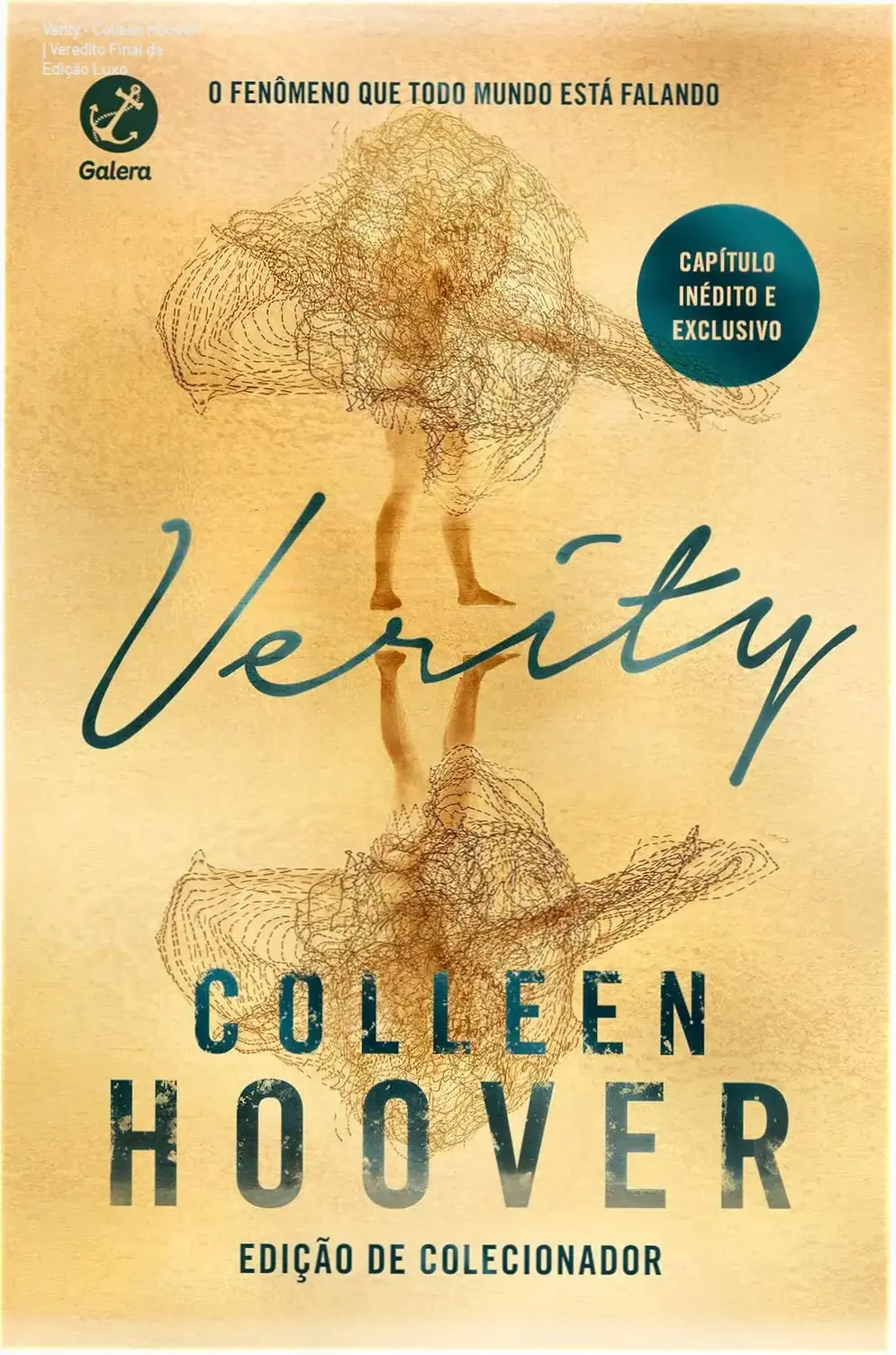 Capa do livro Verity de Colleen Hoover Edição de Colecionador em fundo neutro