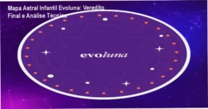 Relatório digital do Mapa Astral Completo Infantil da Evoluna para orientação parental