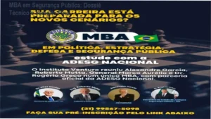 Material didático e certificação do MBA em Política, Estratégia, Defesa e Segurança Pública