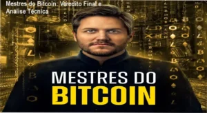 Interface do curso Mestres do Bitcoin de Augusto Backes com foco em análise técnica de criptomoedas