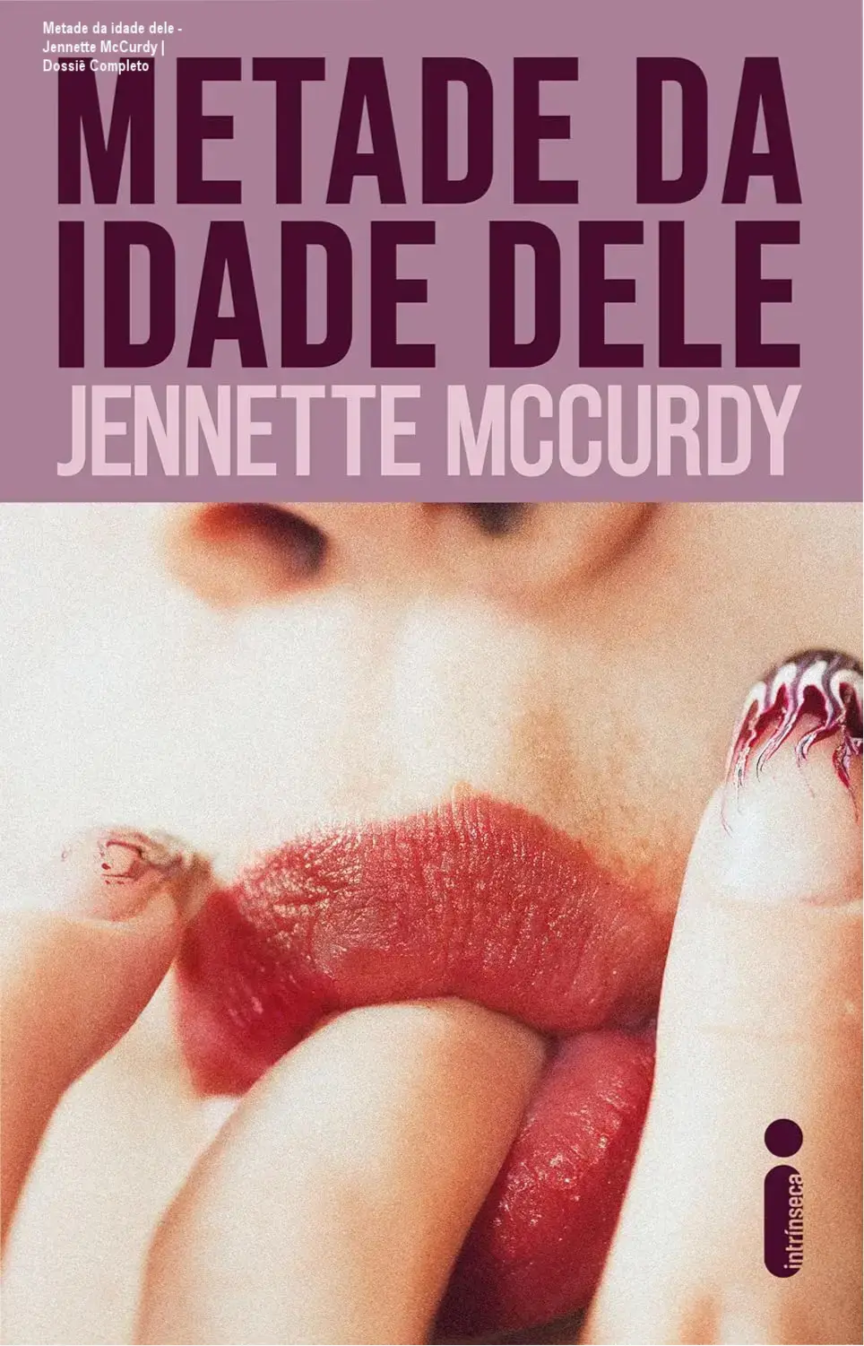 Capa do ebook Metade da idade dele de Jennette McCurdy em dispositivo digital