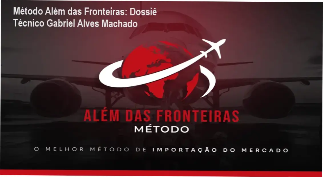 Infográfico demonstrando o fluxo de importação segura do Método Além das Fronteiras