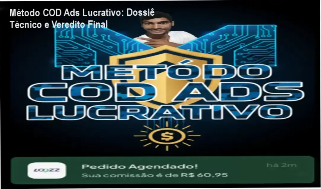 Diagrama estratégico de vendas do Método COD Ads Lucrativo com foco em tráfego pago