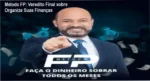 Infográfico detalhando os 4 pilares do Método FP de Sandro Santos Guimarães para organização financeira