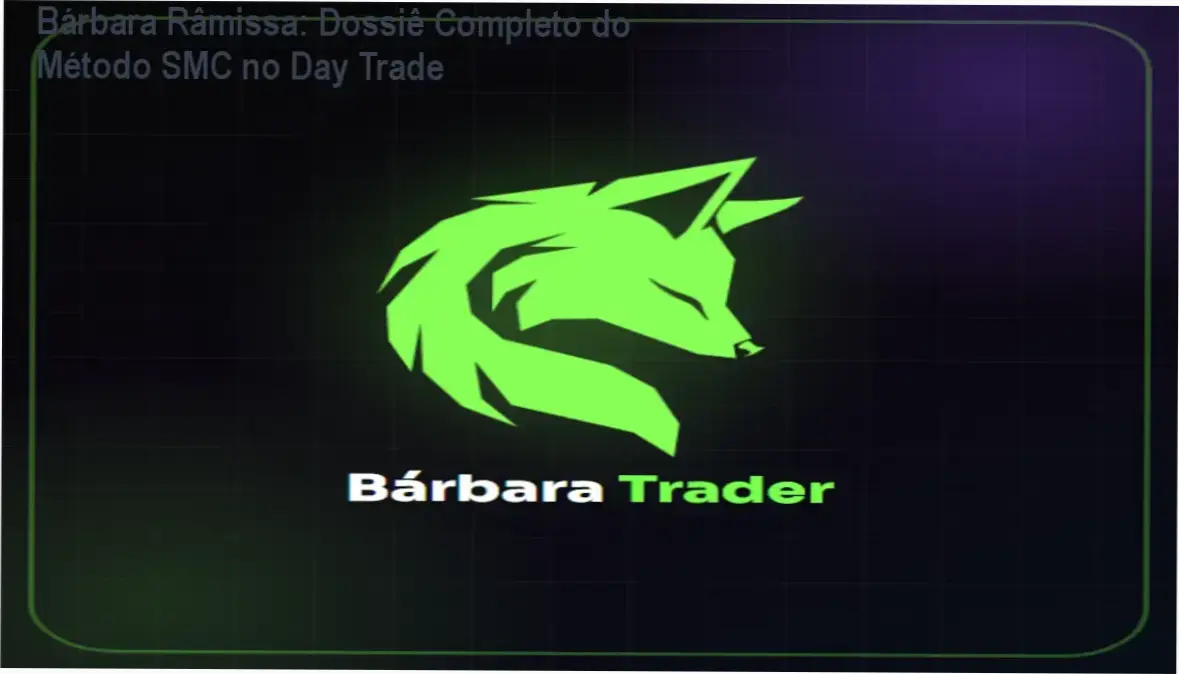 Gráfico de Day Trade com marcações de Order Blocks e conceitos SMC de Bárbara Râmissa