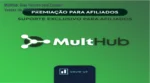 Interface da plataforma MultHub demonstrando automação de vendas e gestão de CRM Kanban