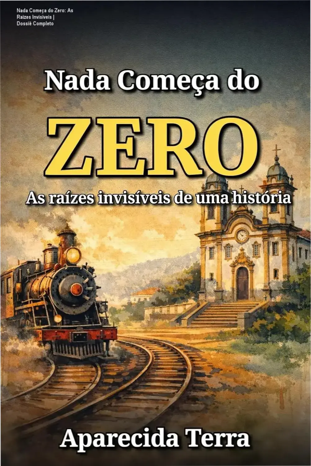 Capa do ebook Nada Começa do Zero focando na análise de raízes invisíveis