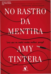 Capa do livro digital No Rastro da Mentira de Amy Tintera em um dispositivo Kindle