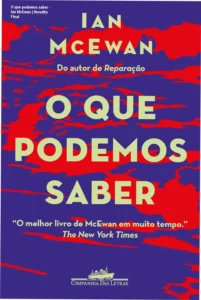 Capa do livro O que podemos saber de Ian McEwan em dispositivo digital