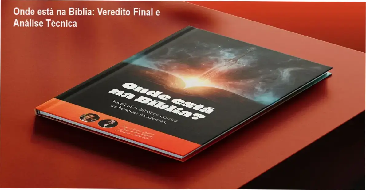Capa do eBook Onde está na Bíblia de Ariel Lazari focado em apologética católica