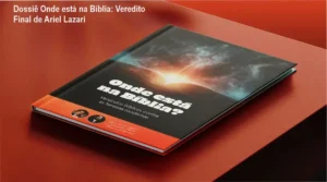 Livro Onde está na Bíblia de Ariel Lazari exibido em dispositivo digital para consulta de apologética católica