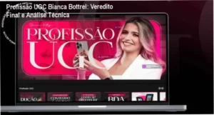 Interface do curso Profissão UGC de Bianca Bottrel com foco em criação de conteúdo para marcas