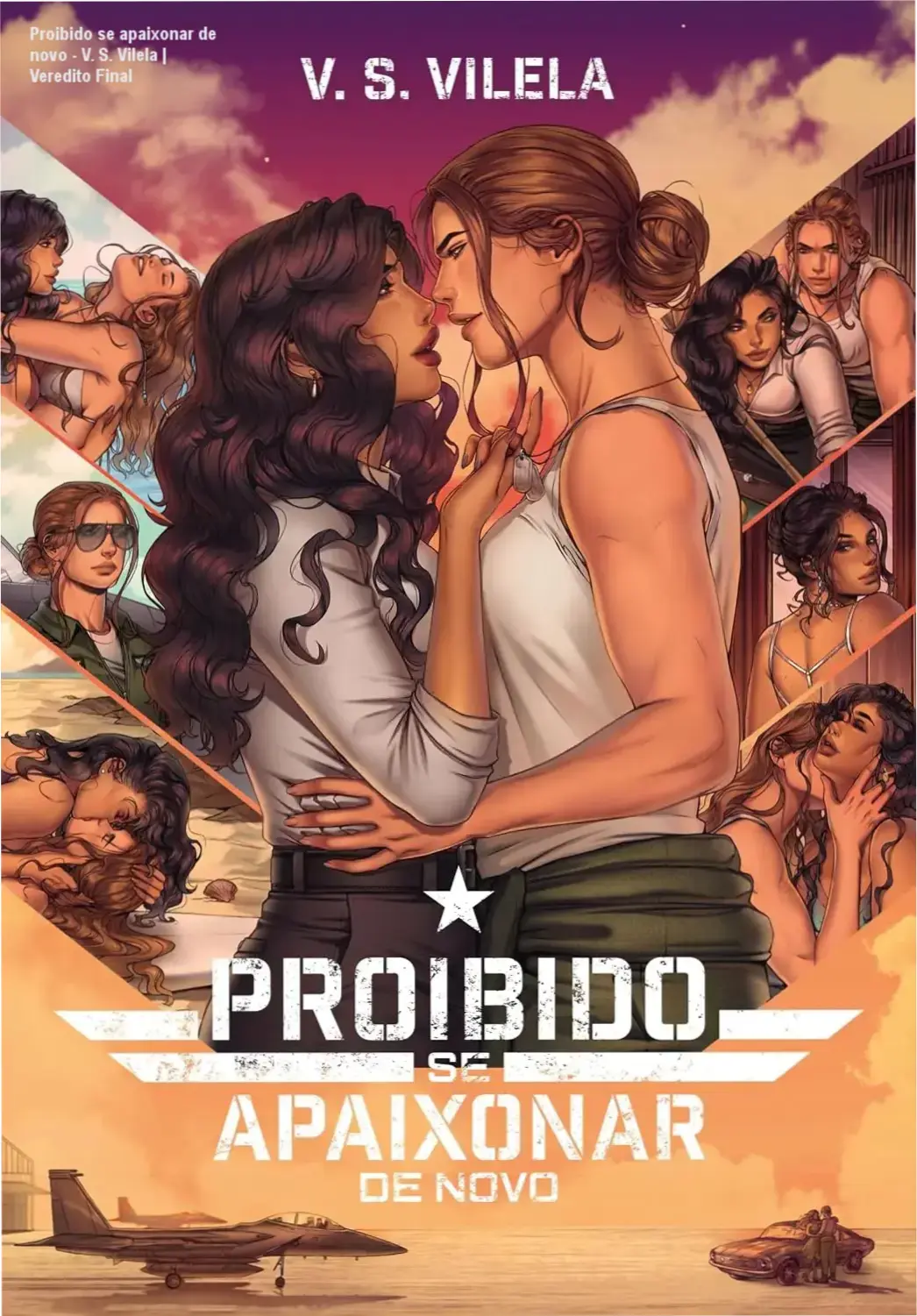 Capa do ebook Proibido se apaixonar de novo de V. S. Vilela em dispositivo Kindle