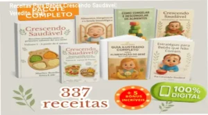 Ebook Receitas Para Bebês Crescendo Saudável com guia de introdução alimentar