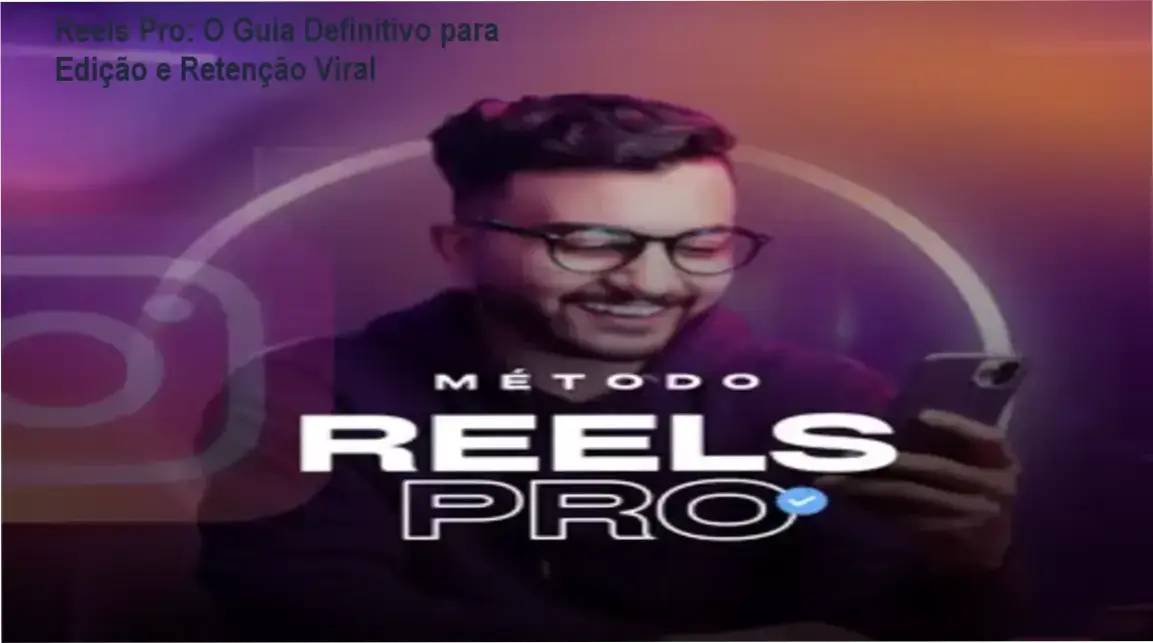 Interface de edição de vídeo do Reels Pro focada em retenção de audiência