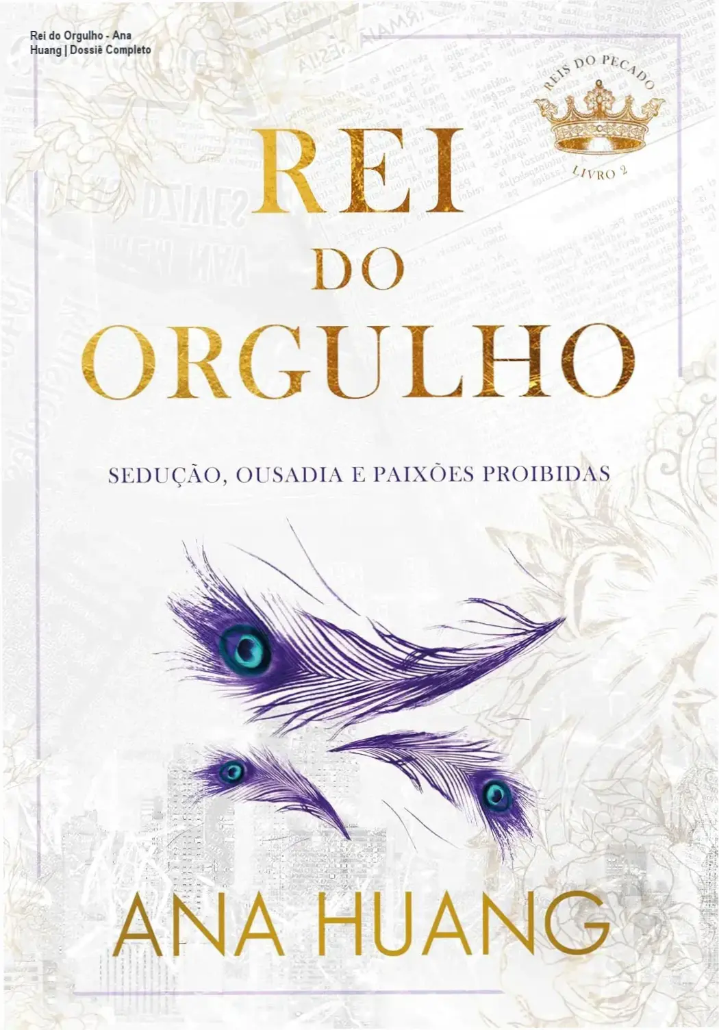 Capa do eBook Rei do Orgulho de Ana Huang evidenciando o romance contemporâneo