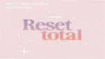 Interface do programa Reset Total Life Reset para reprogramação mental e bem-estar