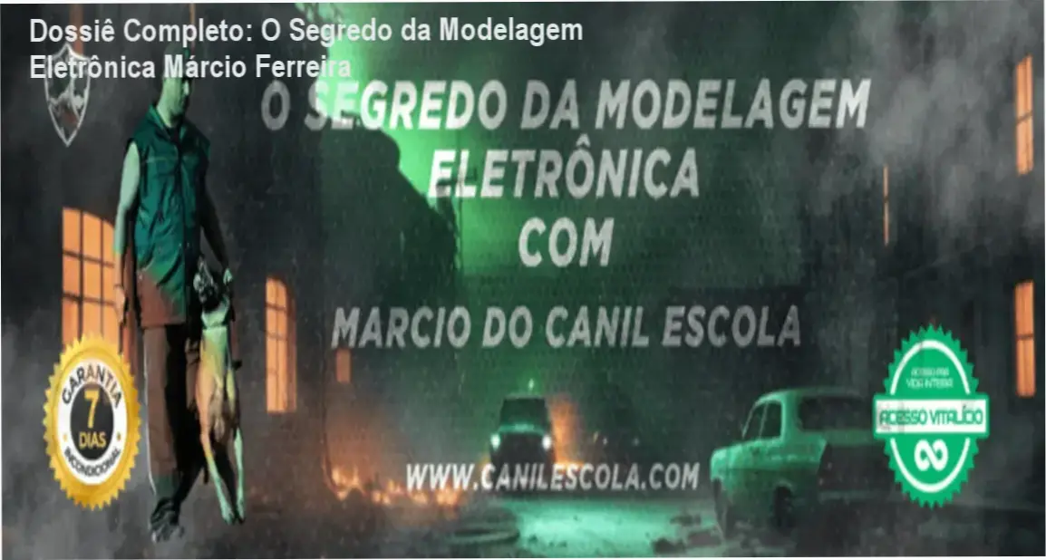 Treinamento de obediência avançada com colar eletrônico método Márcio Ferreira
