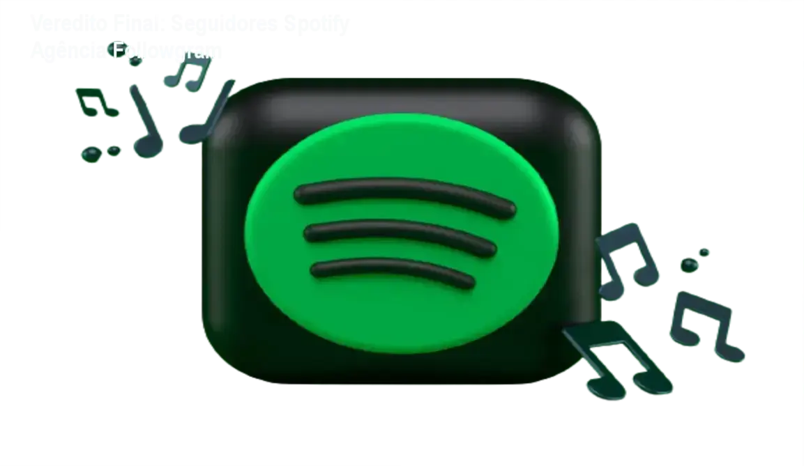 Representação de crescimento de seguidores em perfil de artista no Spotify via Agência Followgram