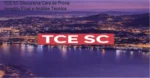 TCE SC Discursiva Cara de Prova da EDD: visão interna da plataforma e correções